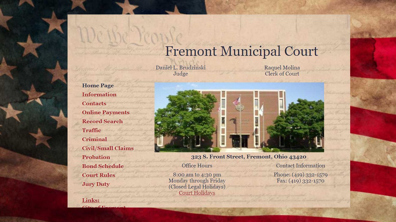 Home Page - Fremont Municipal Court